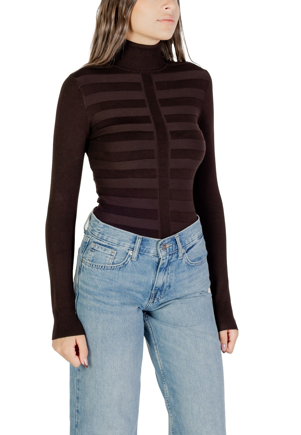 Pull Morgan De Toi couleur marron — vue 3