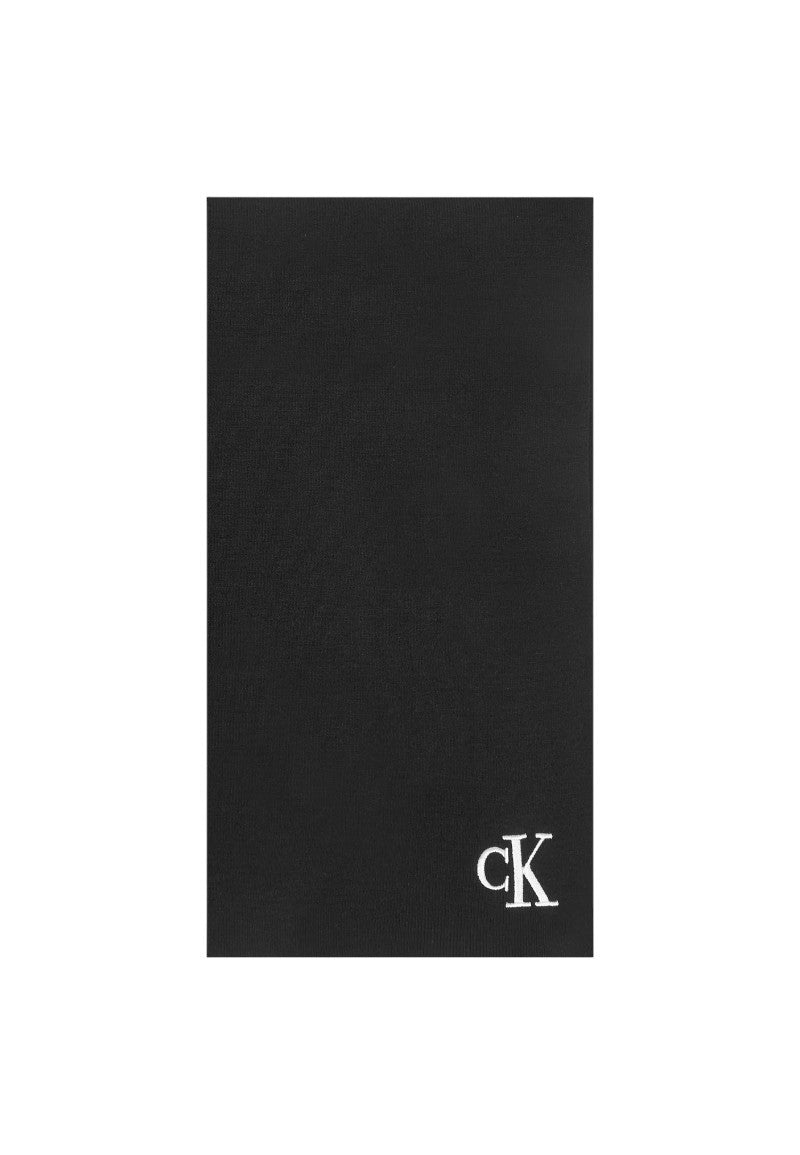 Écharpe Calvin Klein couleur noir — vue 3