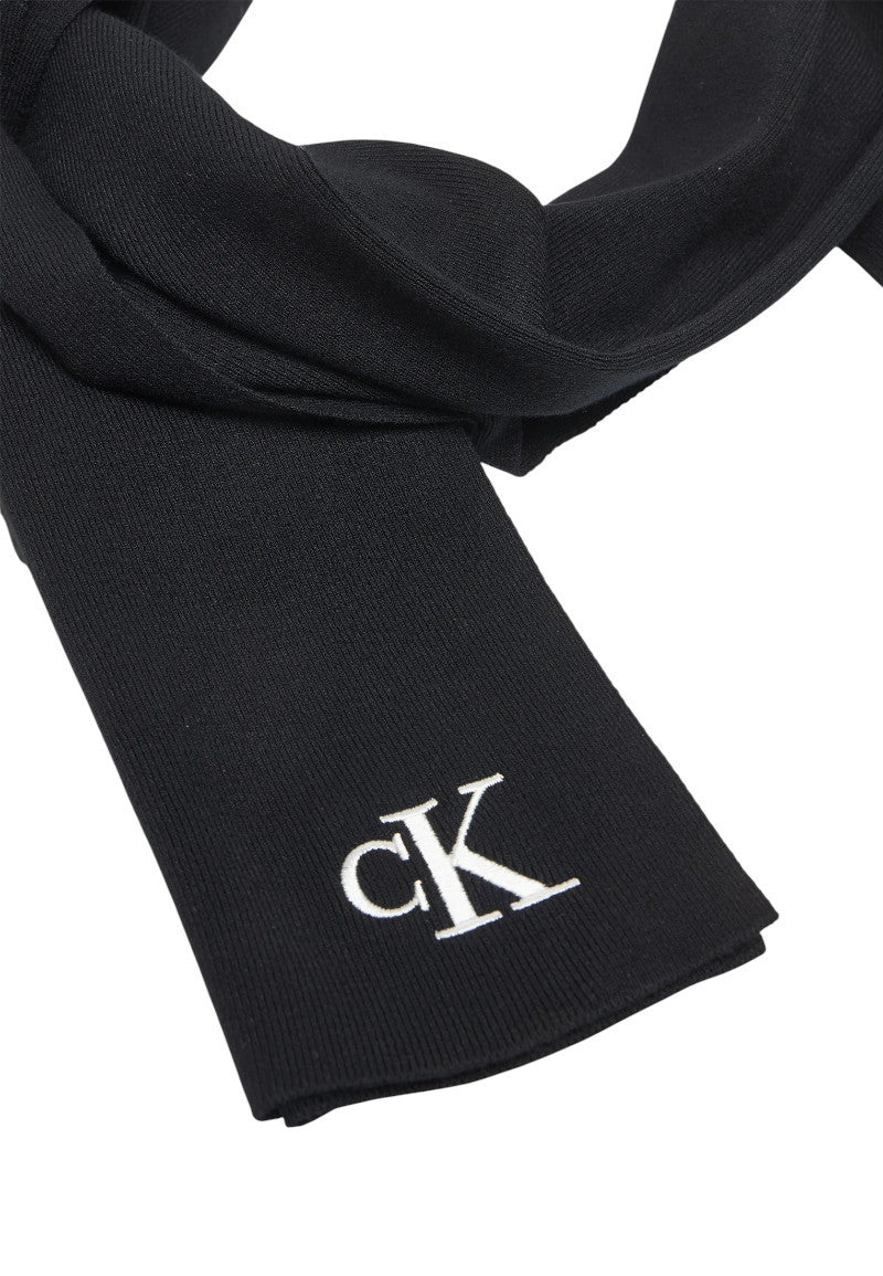 Écharpe Calvin Klein couleur noir — vue 2