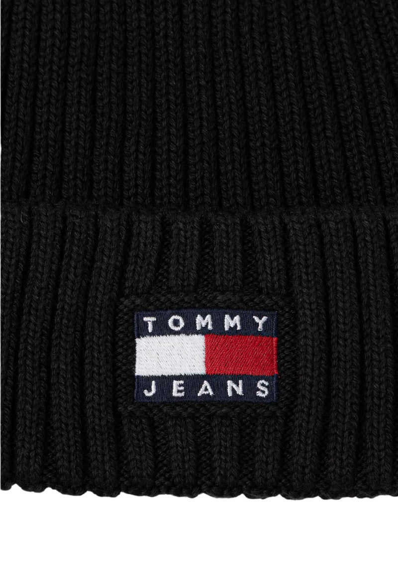Chapeau Tommy Hilfiger couleur noir — vue 3