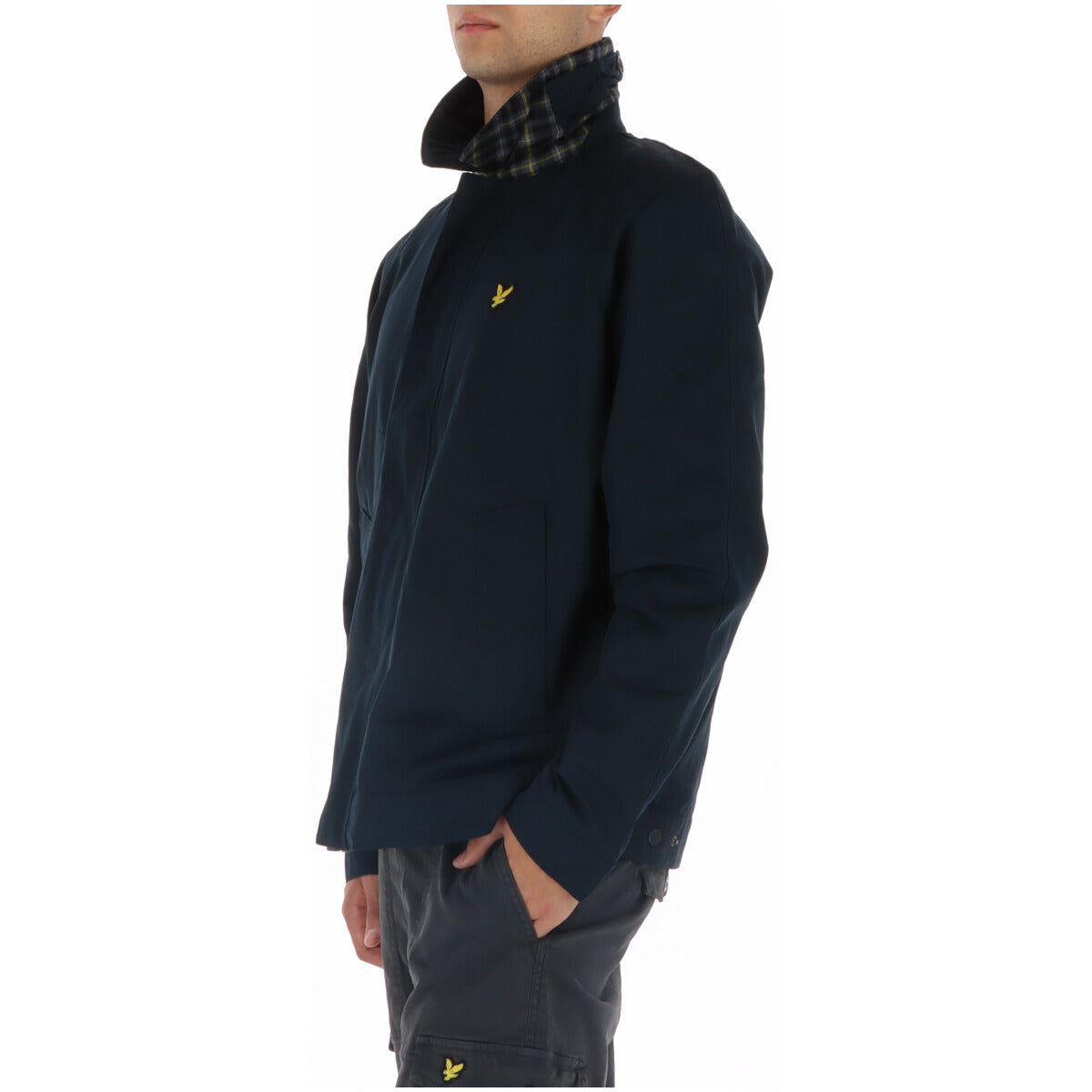 Veste Lyle & Scott couleur bleu — vue 3