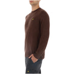 Pull Lyle & Scott couleur marron — vue 3