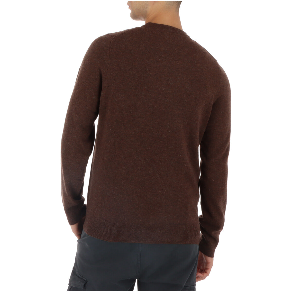 Pull Lyle & Scott couleur marron — vue 2
