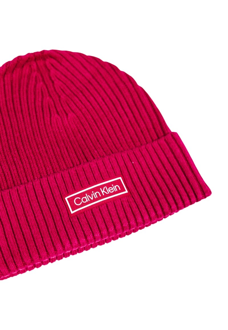 Chapeau Calvin Klein couleur fuchsia — vue 3