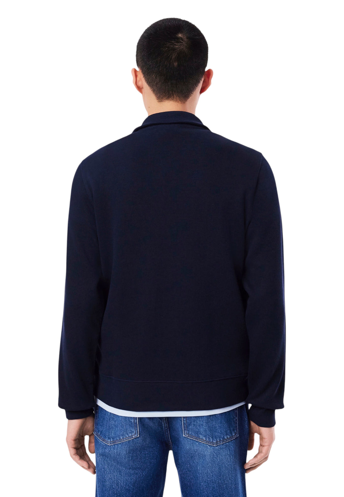 Sweat Lacoste couleur bleu — vue 4