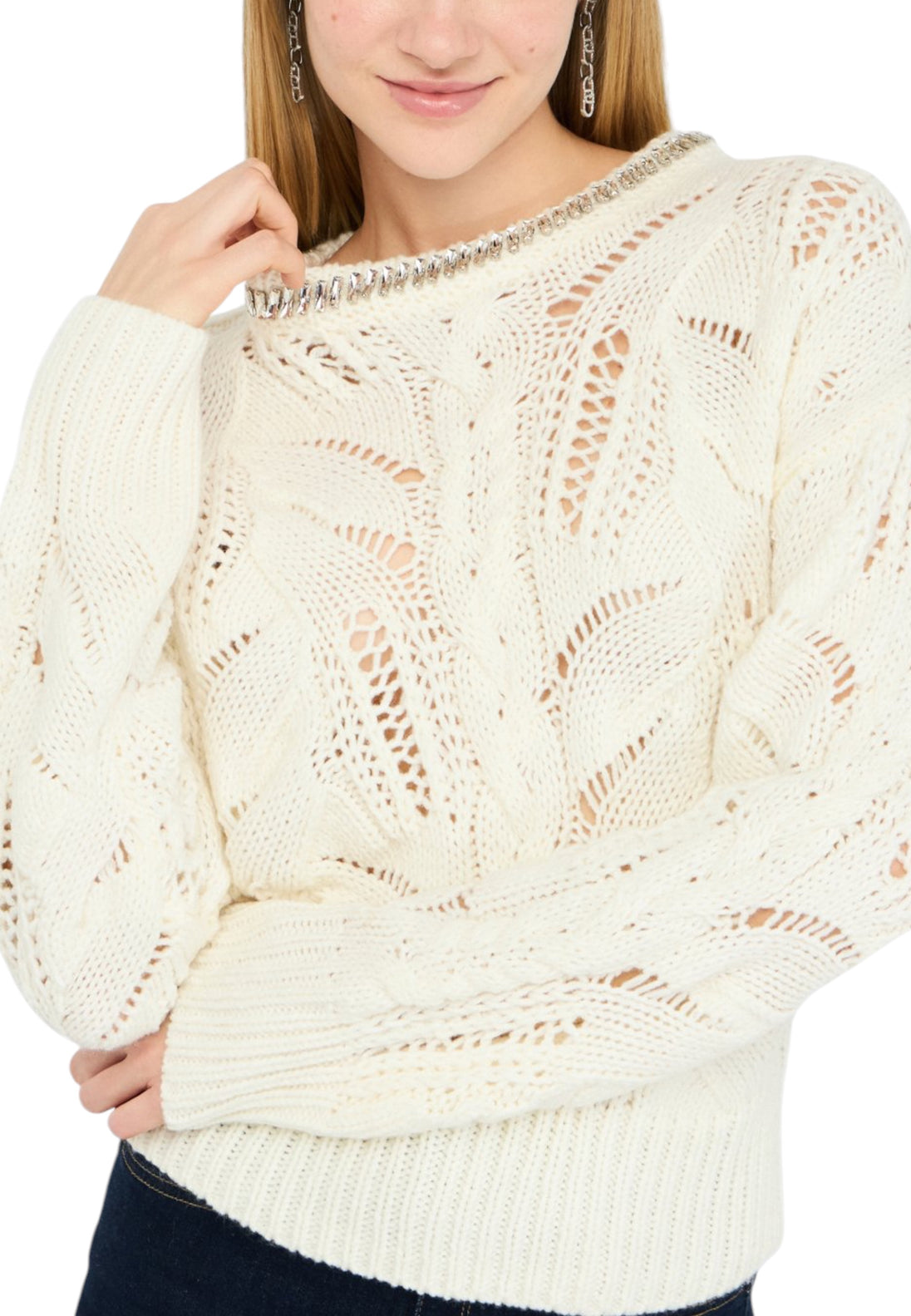 Pull Liu Jo couleur blanc — vue 4