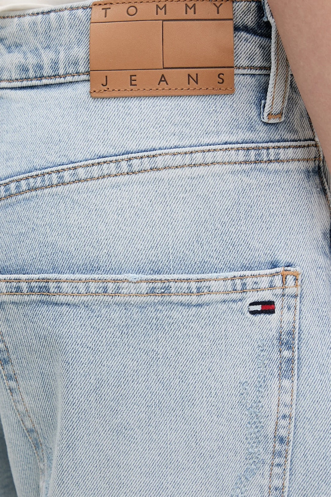 Jean Tommy Hilfiger Jeans couleur bleu azur — vue 4