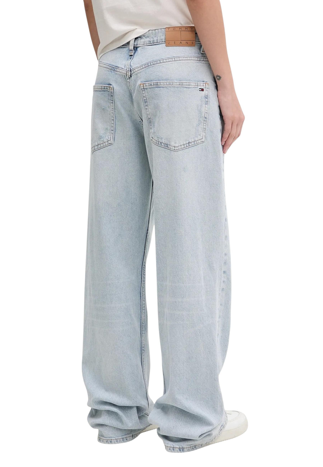 Jean Tommy Hilfiger Jeans couleur bleu azur — vue 2