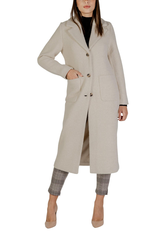 Manteau Ichi couleur beige — vue 2