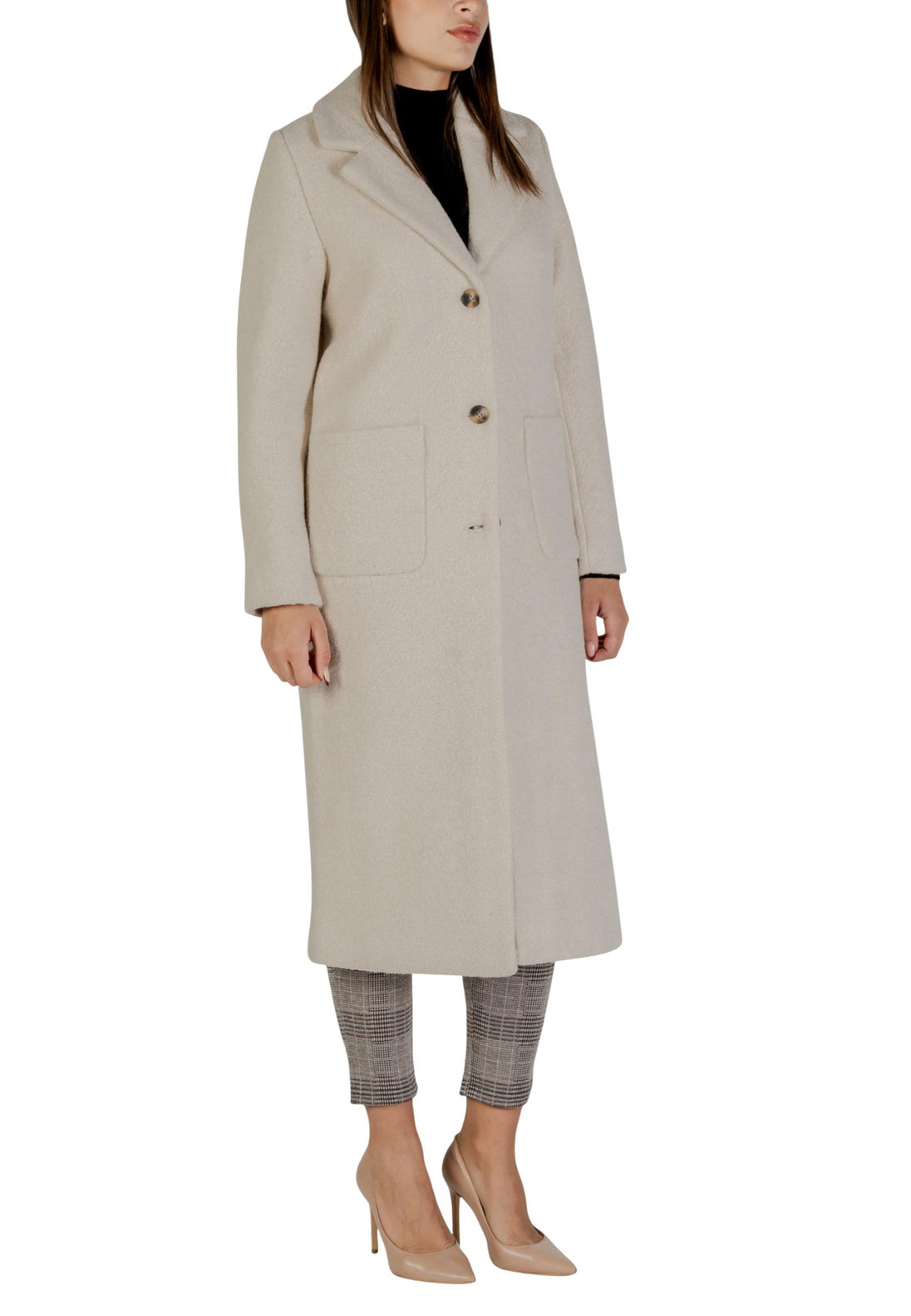 Manteau Ichi couleur beige — vue 5
