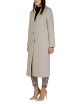 Manteau Ichi couleur beige — vue 3