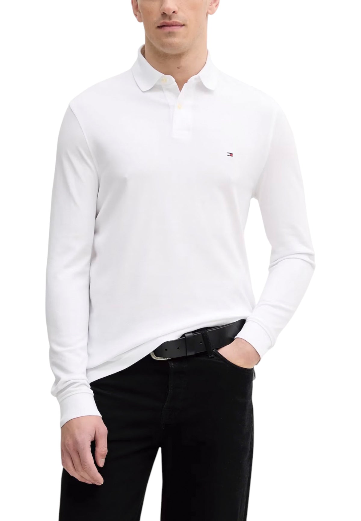 Polo Tommy Hilfiger couleur blanc