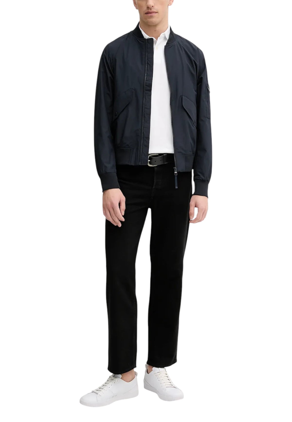Polo Tommy Hilfiger couleur blanc — vue 3