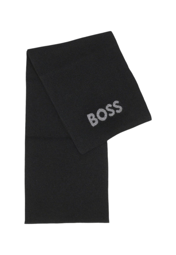 Écharpe Boss couleur noir