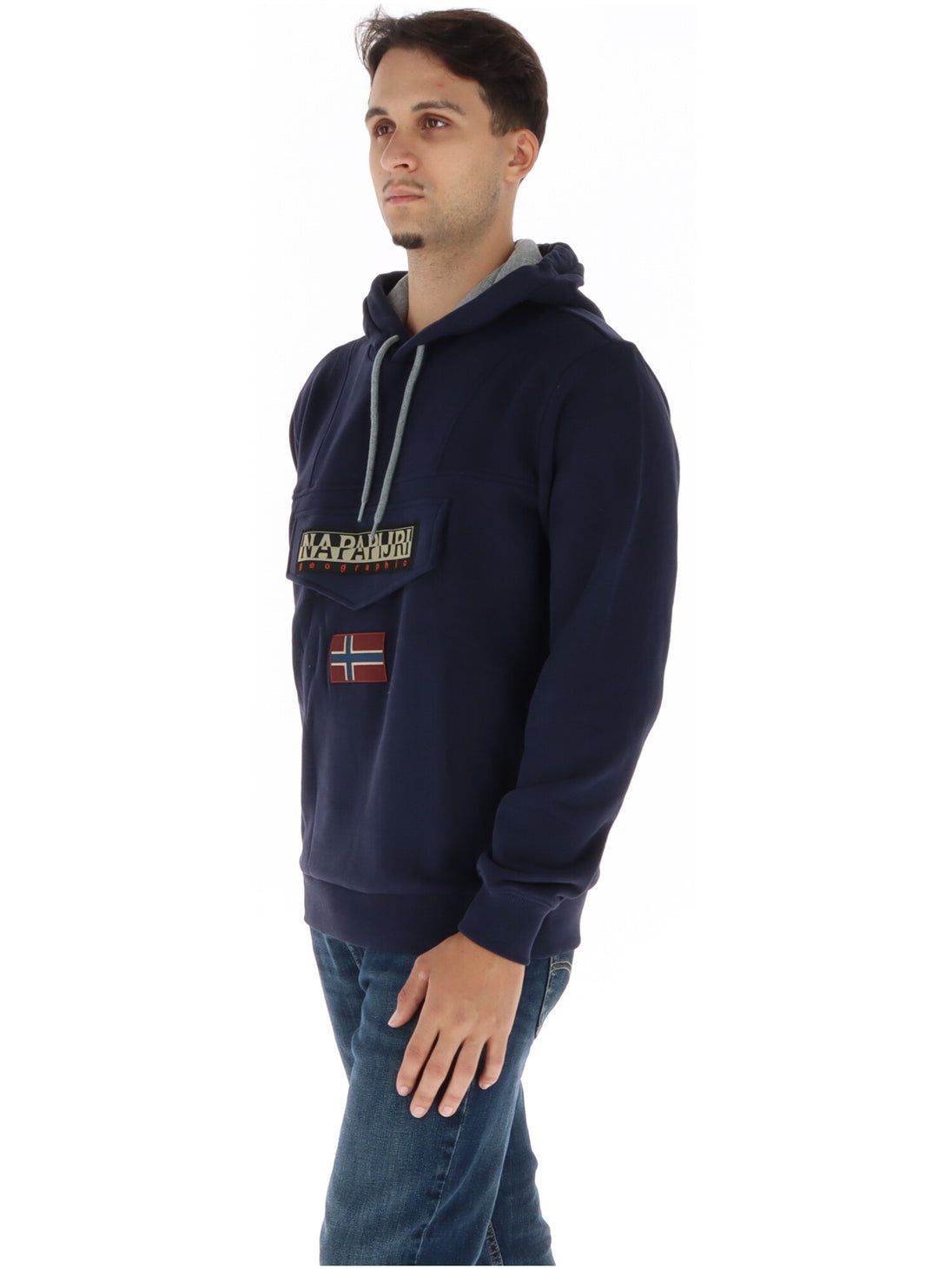Sweat Napapijri couleur bleu — vue 3