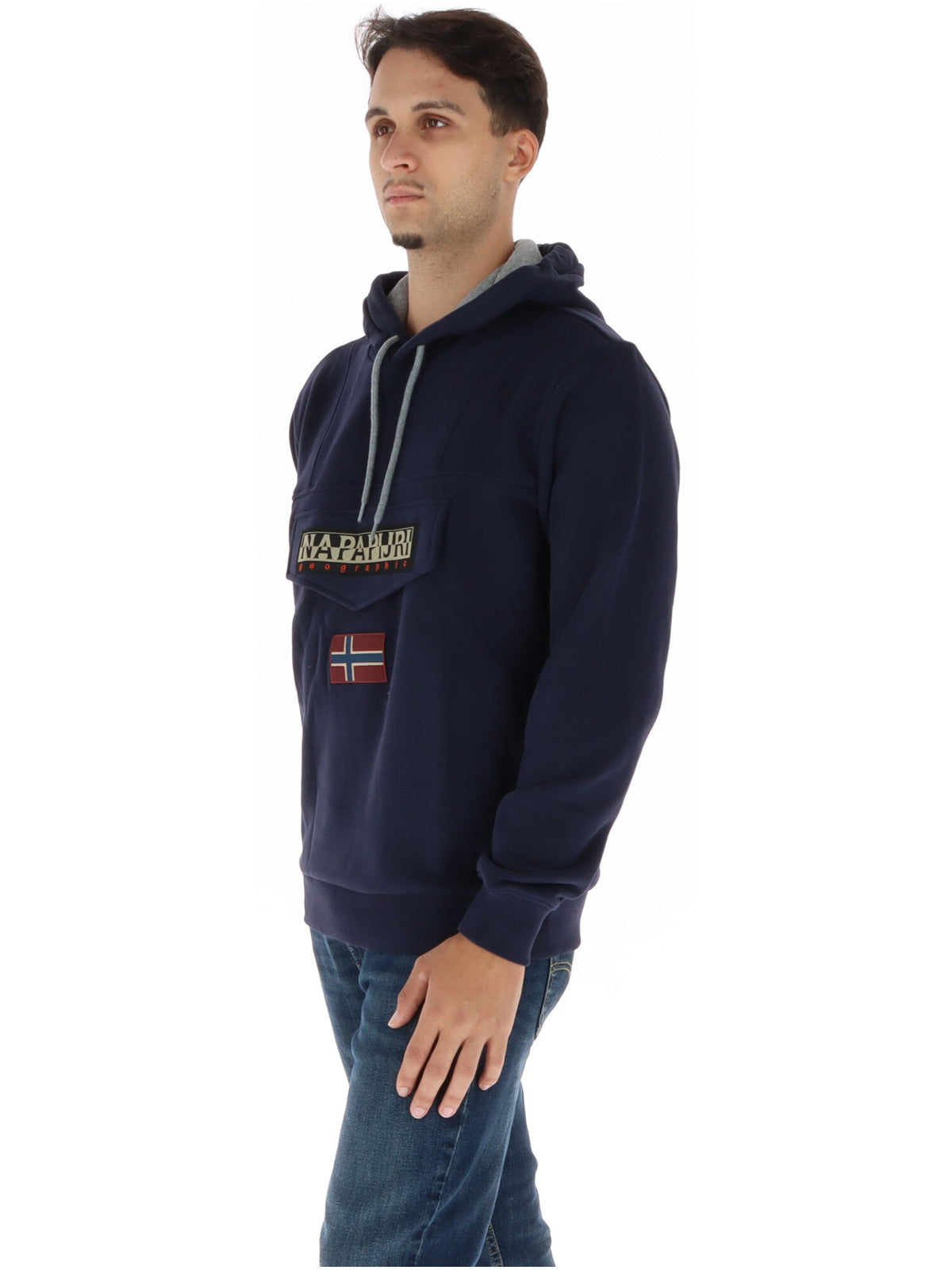 Sweat Napapijri couleur bleu — vue 3