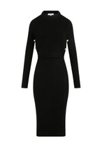 Robe Morgan De Toi couleur noir — vue 3