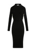 Robe Morgan De Toi couleur noir — vue 3