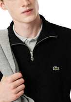 Sweat Lacoste couleur noir — vue 3