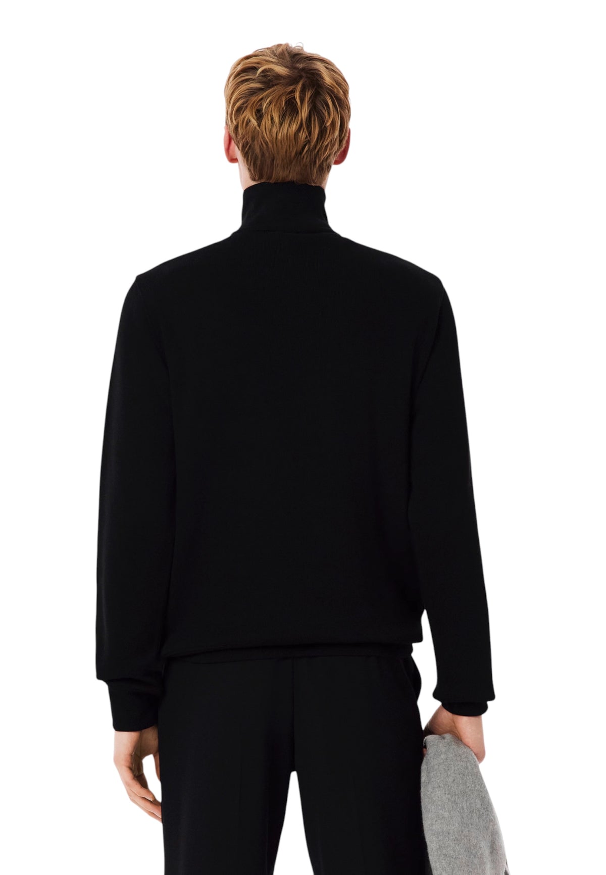 Sweat Lacoste couleur noir — vue 2