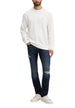 Pull Calvin Klein Jeans couleur blanc — vue 3