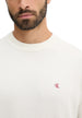 Pull Calvin Klein Jeans couleur blanc — vue 4