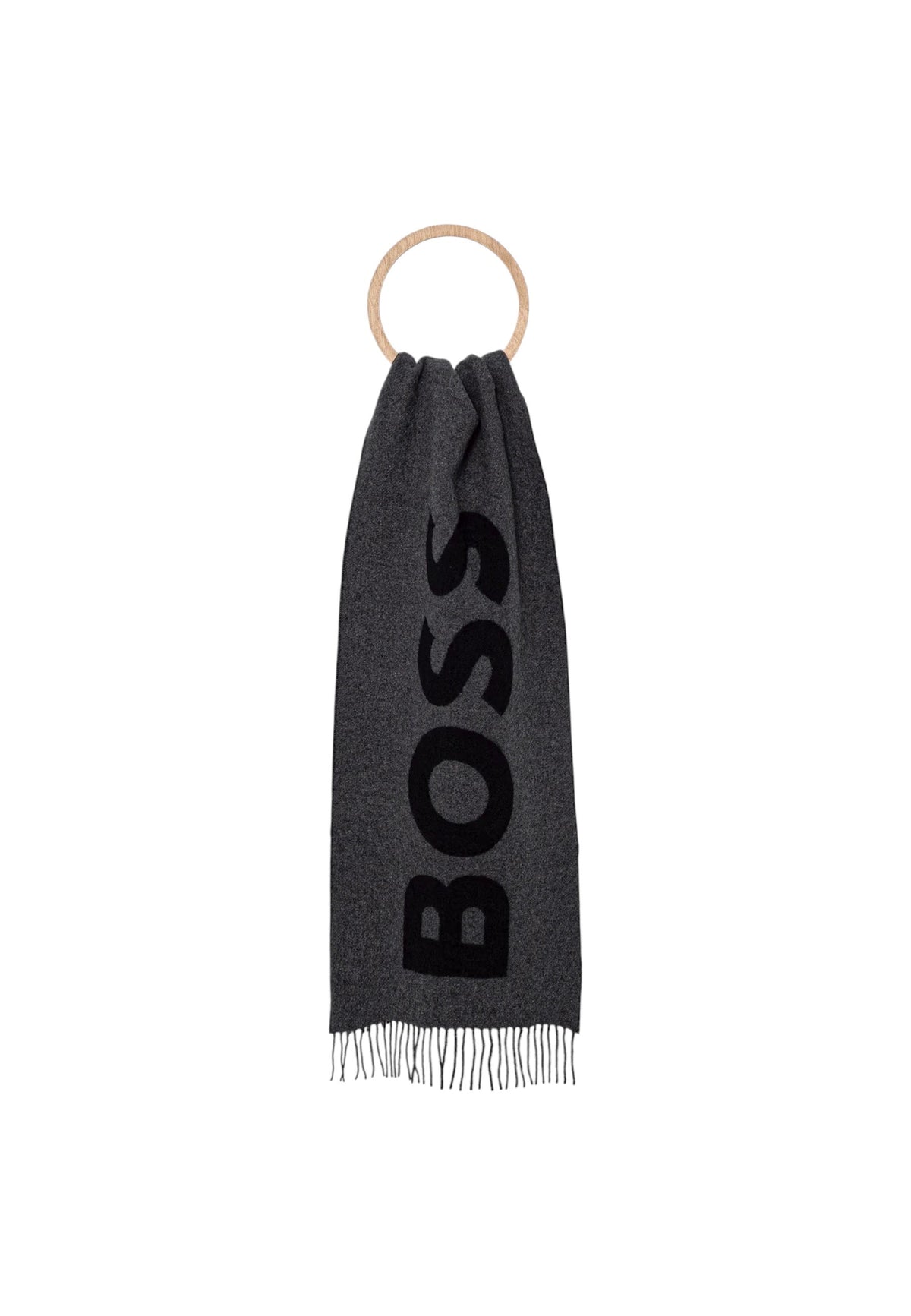 Écharpe Boss couleur gris