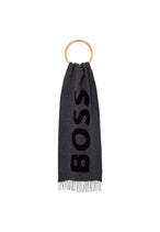 Écharpe Boss couleur gris