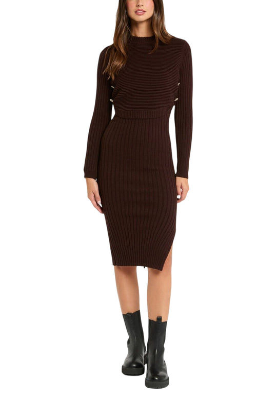 Robe Morgan De Toi couleur marron