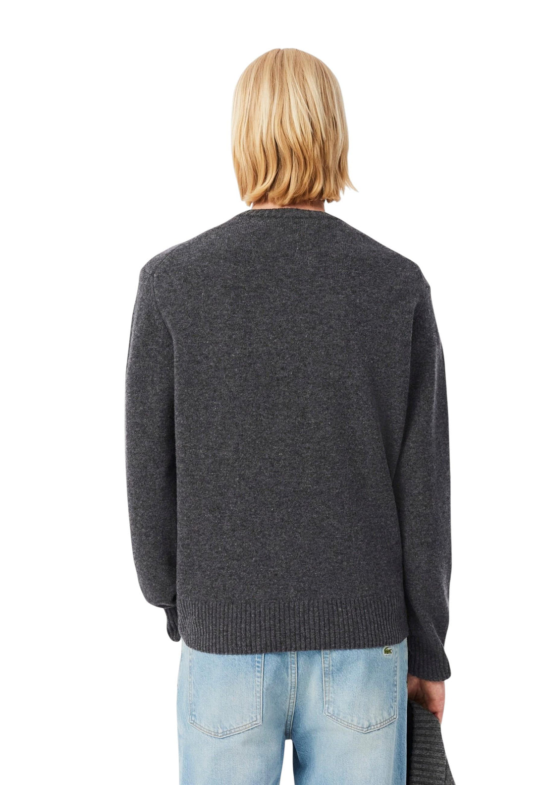 Pull Lacoste couleur gris — vue 5