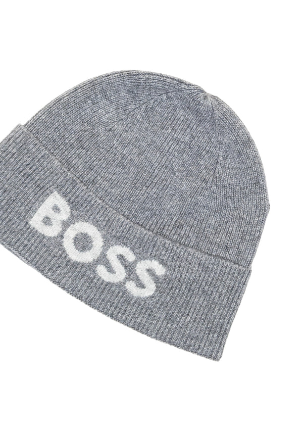 Chapeau Boss couleur gris — vue 2