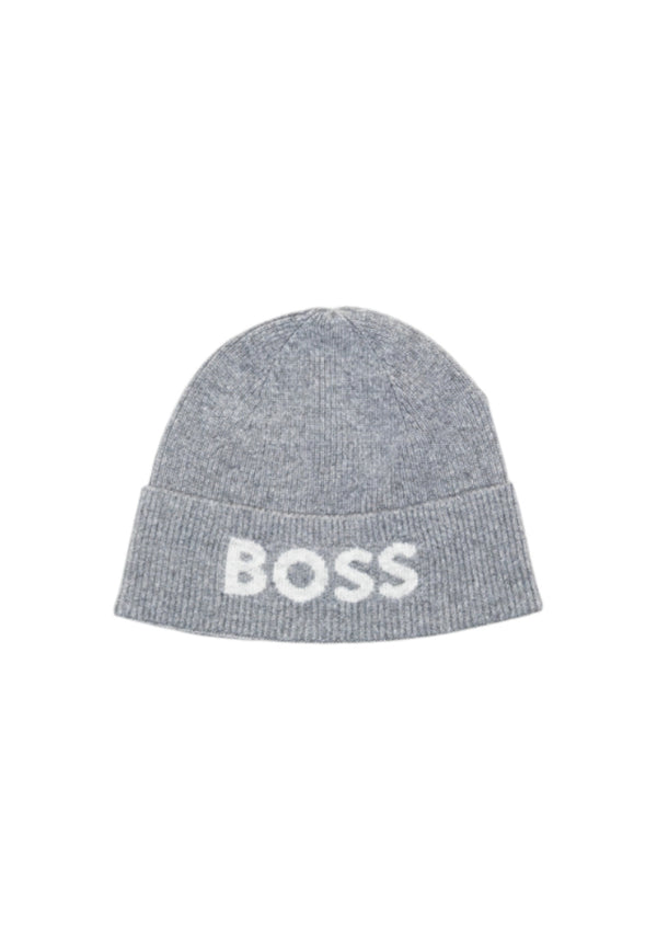 Chapeau Boss couleur gris
