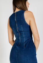 Robe Colcci couleur bleu — vue 5