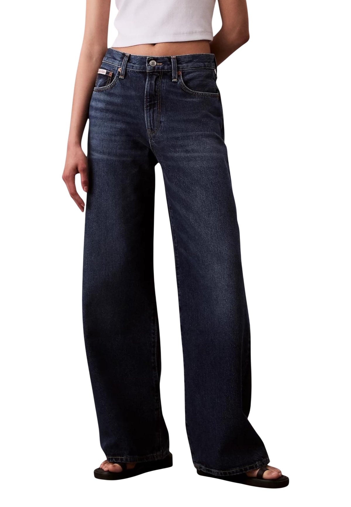 Jean Calvin Klein Jeans couleur bordeaux