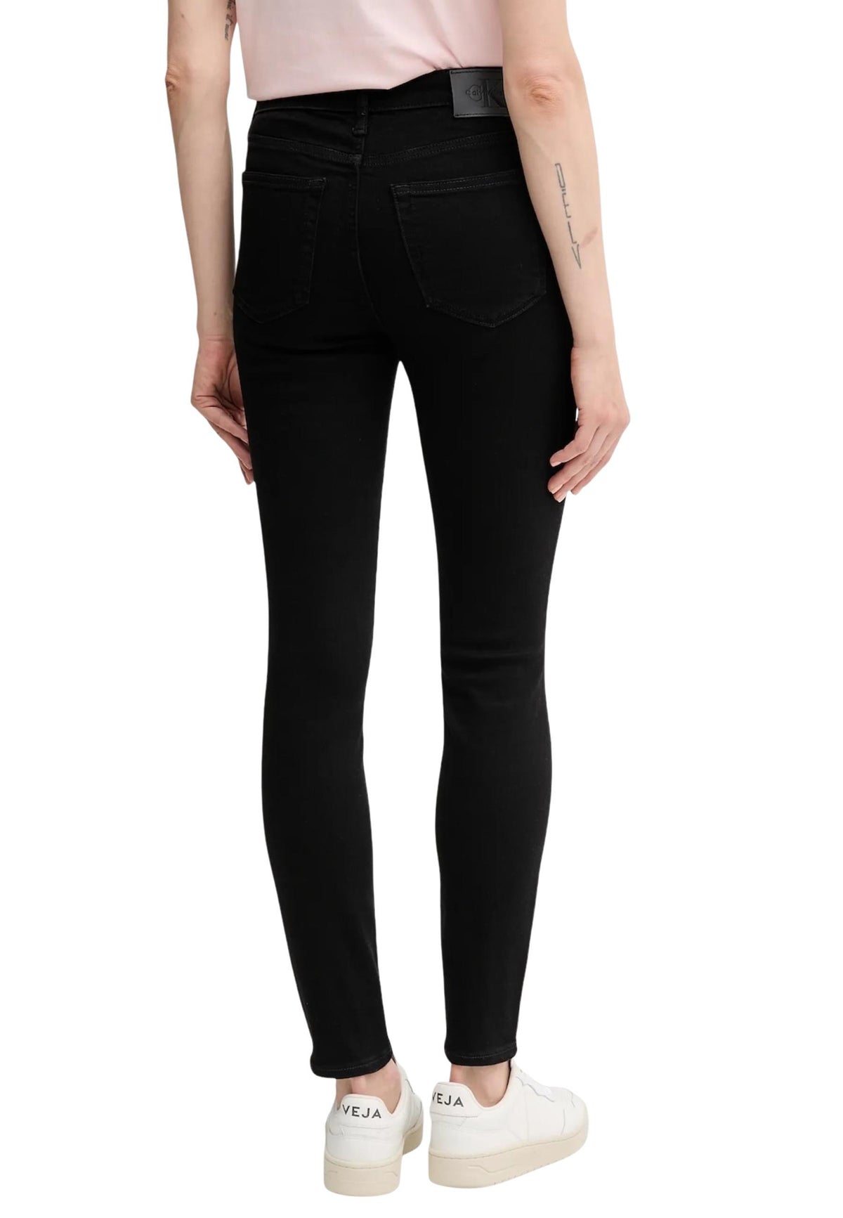Jean Calvin Klein Jeans couleur noir — vue 3
