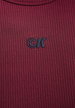 Robe Calvin Klein Jeans couleur bordeaux — vue 4