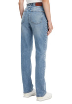 Jean Calvin Klein Jeans couleur bleu azur — vue 2