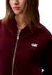 Veste Calvin Klein Jeans couleur bordeaux — vue 3