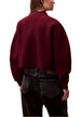 Veste Calvin Klein Jeans couleur bordeaux — vue 2