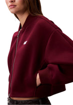 Veste Calvin Klein Jeans couleur bordeaux — vue 4