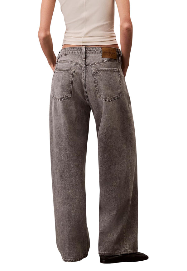 Jean Calvin Klein Jeans couleur gris — vue 2