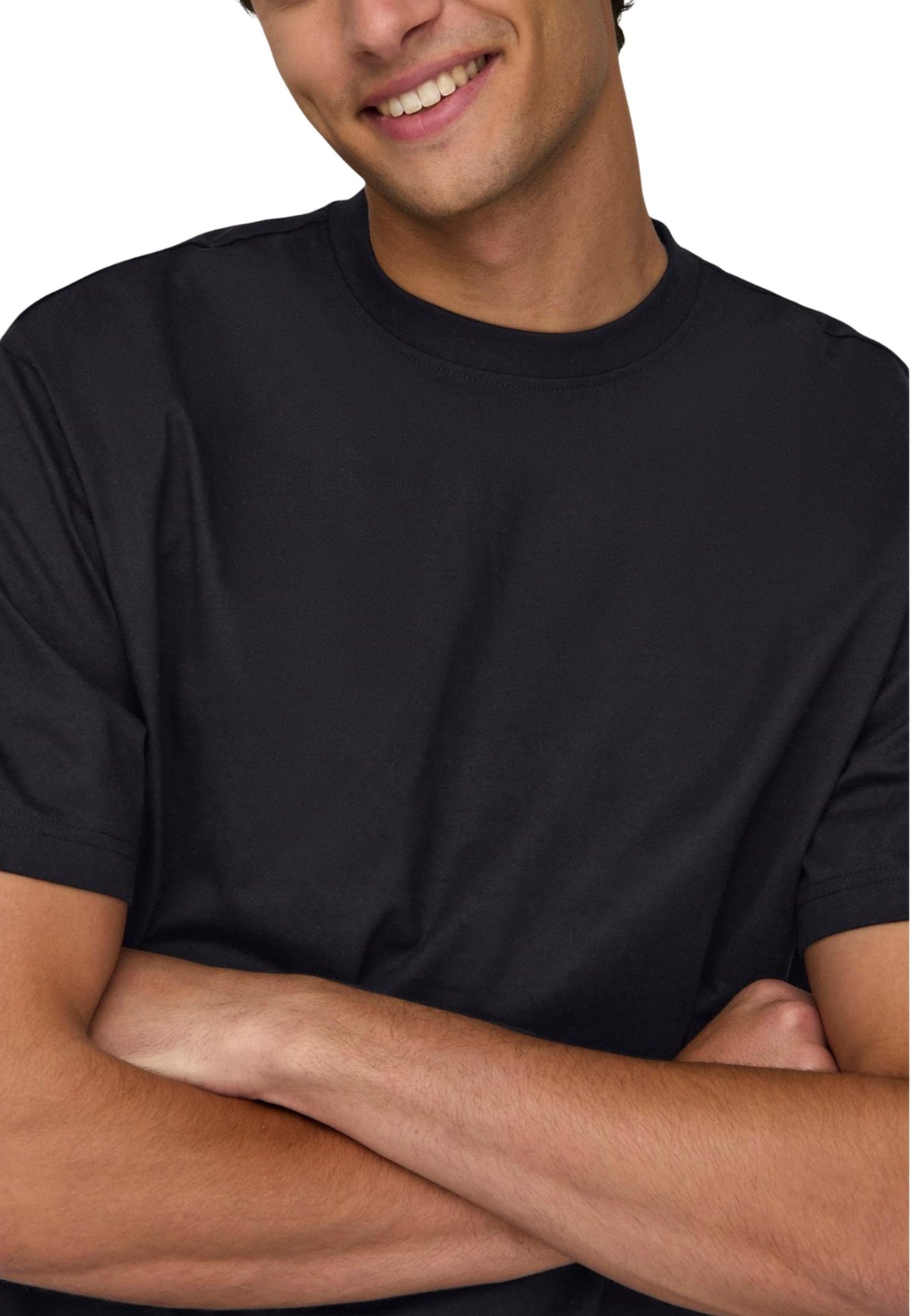 T-shirt Only & Sons couleur noir — vue 4
