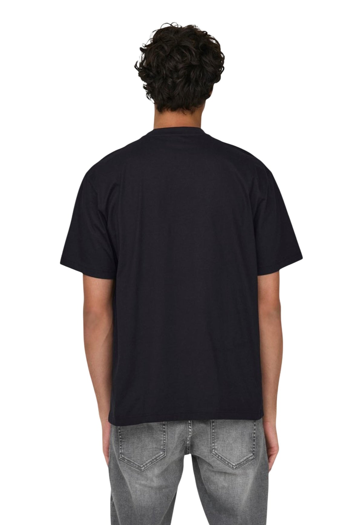 T-shirt Only & Sons couleur noir — vue 2