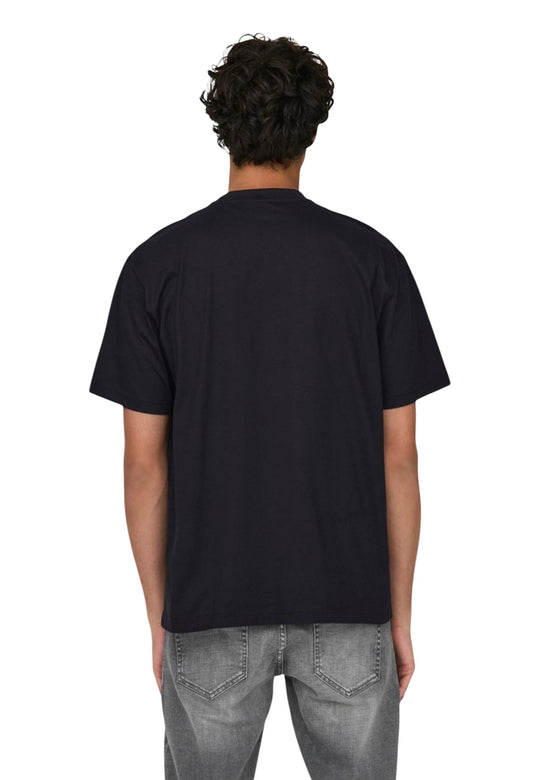 T-shirt Only & Sons couleur noir — vue 2