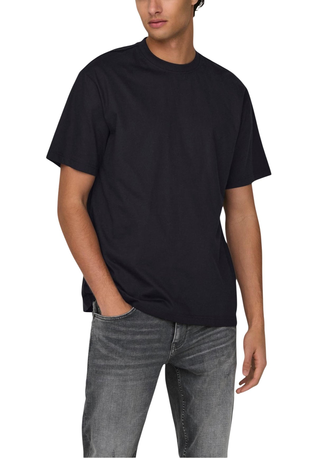 T-shirt Only & Sons couleur noir