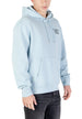 Sweat Calvin Klein Jeans couleur bleu azur — vue 5