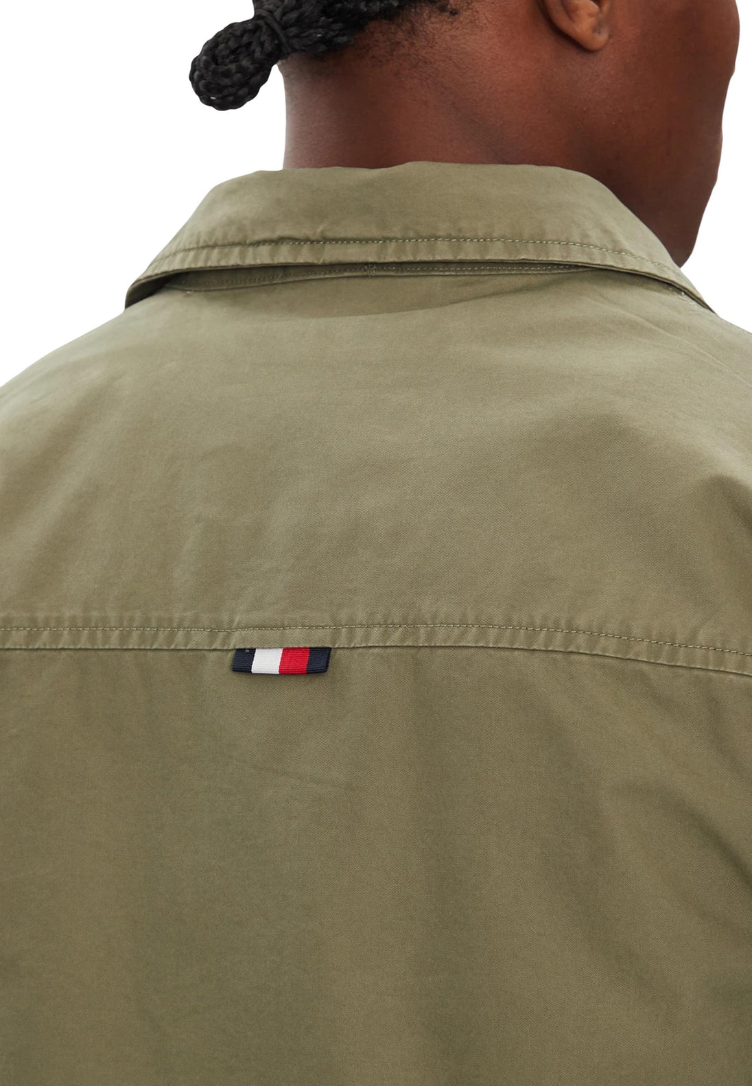 Veste Tommy Hilfiger couleur vert — vue 4