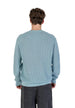 Pull Calvin Klein Jeans couleur bleu azur — vue 2