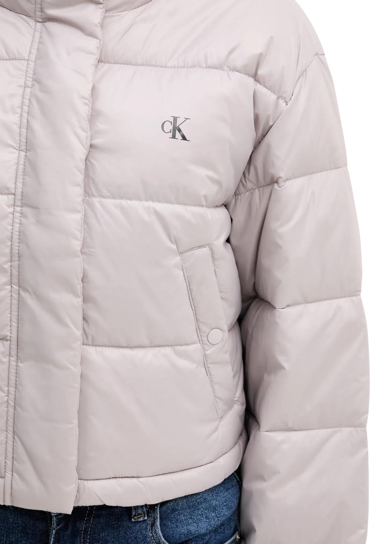 Veste Calvin Klein Jeans couleur gris — vue 4