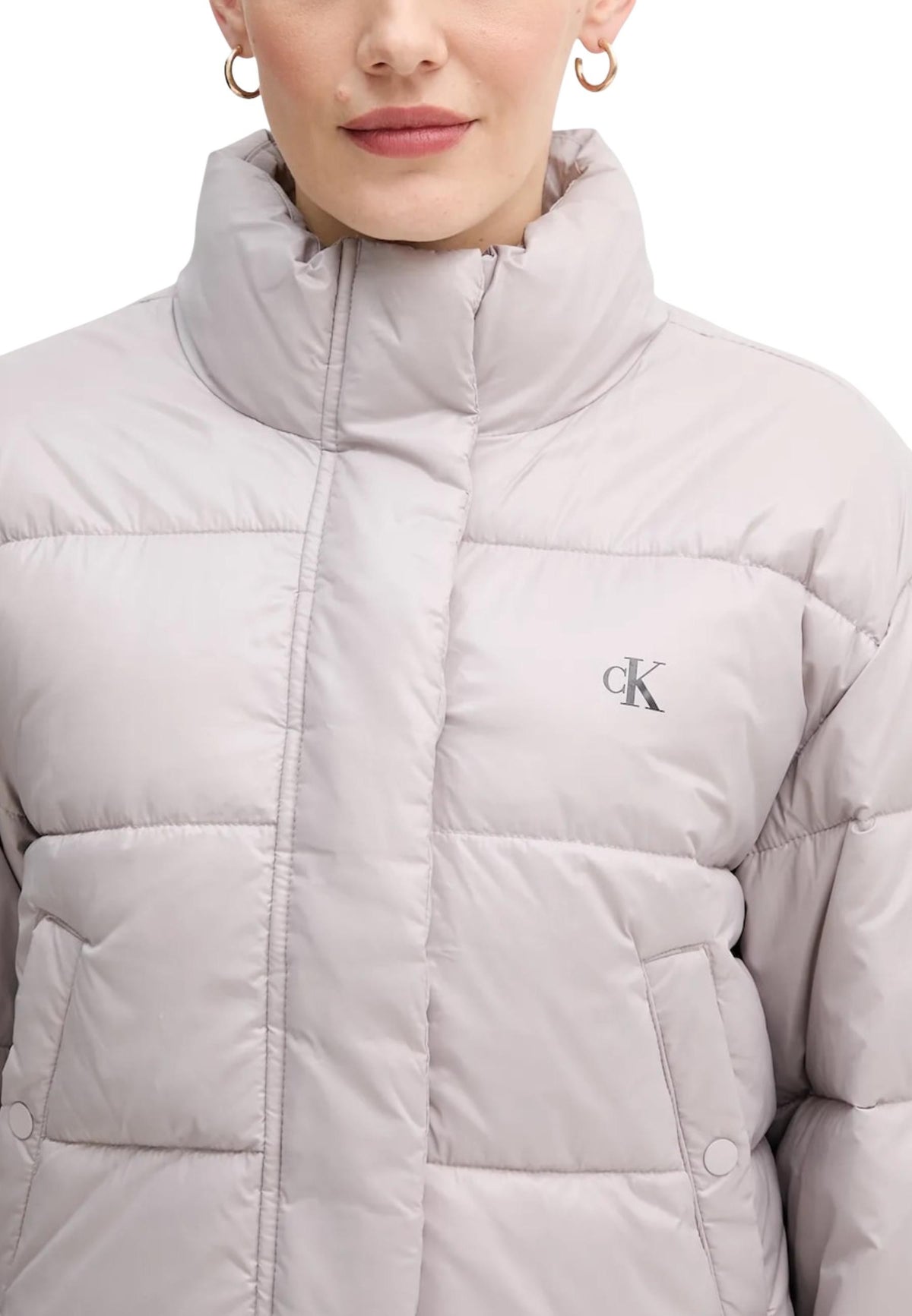 Veste Calvin Klein Jeans couleur gris — vue 3